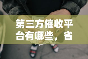 第三方催收平台有哪些，省内五个2025最新网贷平台排名不分先后