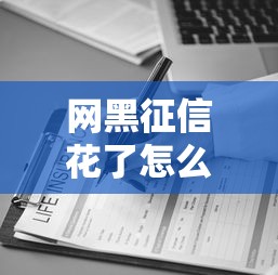 网黑征信花了怎么贷款，例举5个2025最新网贷查询平台
