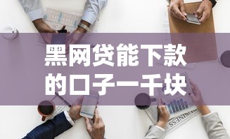 黑网贷能下款的口子一千块钱吗，阐述5家2025最新什么网贷平台好下款