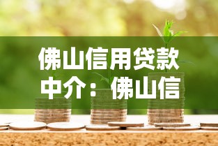 佛山信用贷款中介：佛山信贷中介如何选择