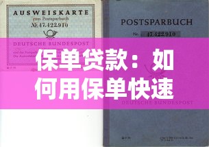 保单贷款：如何用保单快速获得资金周转