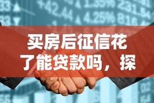 买房后征信花了能贷款吗，探讨五款2025最新贷款正规平台