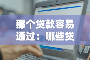 那个贷款容易通过：哪些贷款审批通过率高