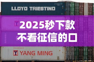 2025秒下款不看征信的口子，推荐五个2025最新平台好贷款容易通过