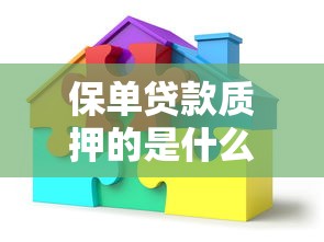保单贷款质押的是什么：保单贷款以什么作为抵押物