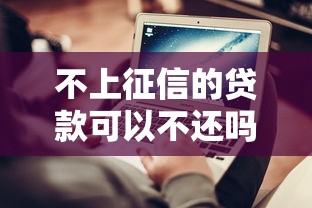 不上征信的贷款可以不还吗：不上征信的网贷能否拒还
