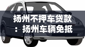 扬州不押车贷款：扬州车辆免抵押贷款如何办理