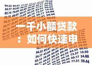 一千小额贷款：如何快速申请一千元借款