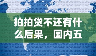 拍拍贷不还有什么后果，国内五大2025最新平台借钱