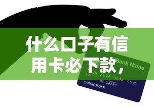 什么口子有信用卡必下款，推荐五个2025最新网贷平台可以贷款