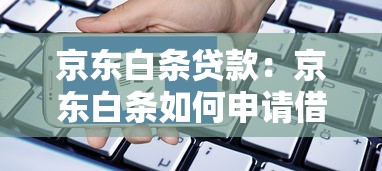 京东白条贷款：京东白条如何申请借款