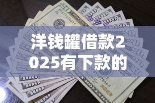 洋钱罐借款2025有下款的吗，归纳5个2025最新额度高的贷款平台