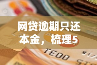 网贷逾期只还本金，梳理5个2025最新学生小额贷款平台
