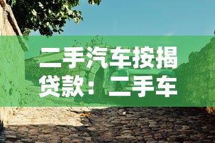 二手汽车按揭贷款：二手车贷款如何申请