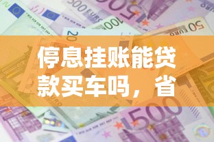 停息挂账能贷款买车吗，省内五个2025最新利息低的正规借钱平台