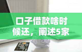 口子借款啥时候还，阐述5家2025最新容易下款的小额贷款平台