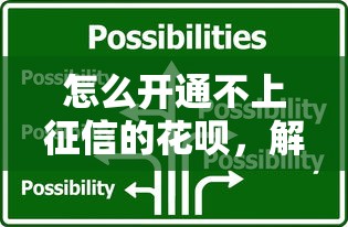怎么开通不上征信的花呗，解答五家2025最新应急借贷款500秒下平台