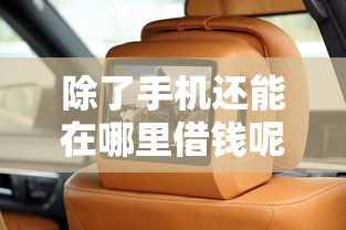 除了手机还能在哪里借钱呢10月秒批内部通道！顺道介绍这五个各个平台都借不到钱了
