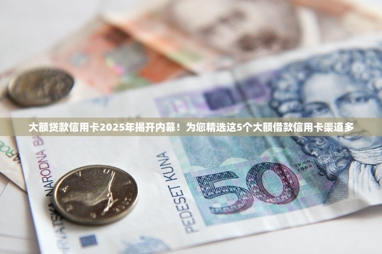 大额贷款信用卡2025年揭开内幕！为您精选这5个大额借款信用卡渠道多