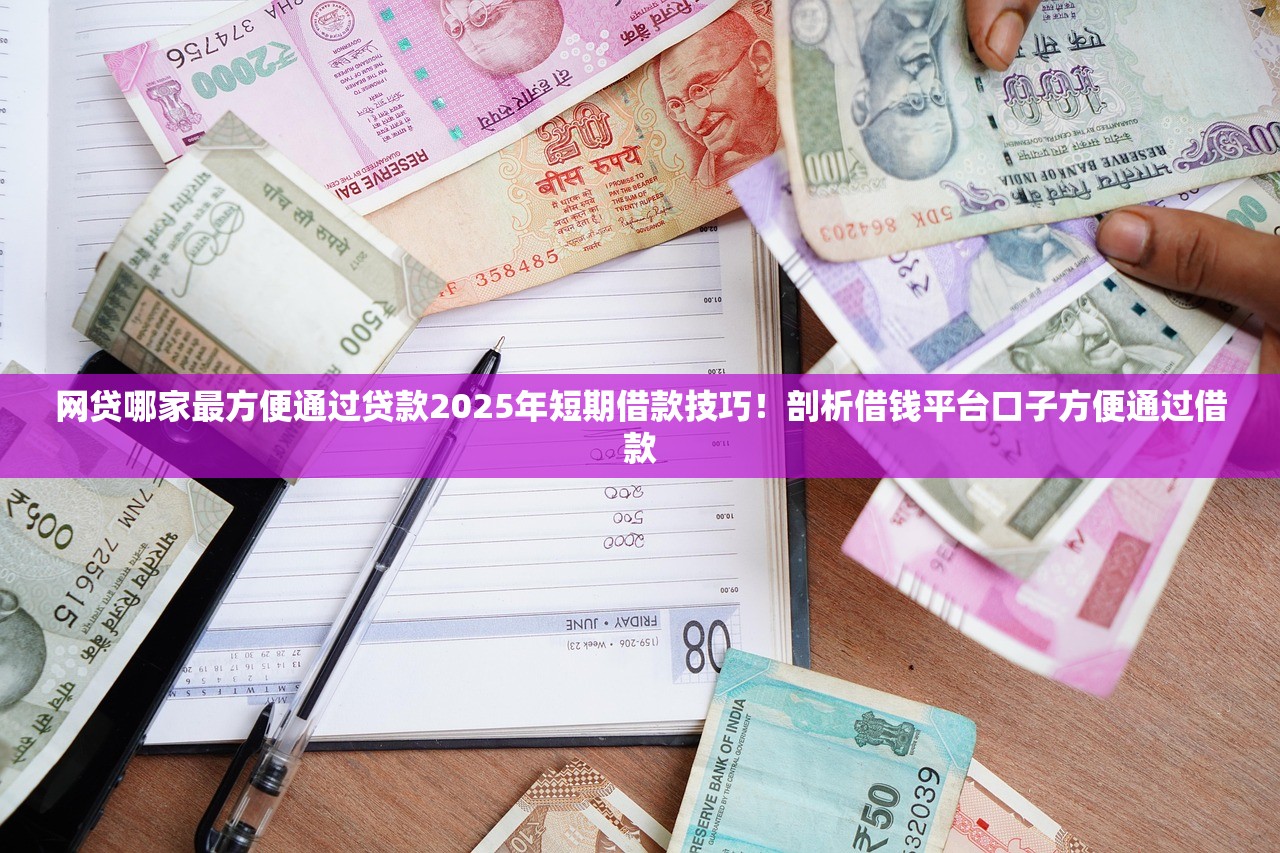 网贷哪家最方便通过贷款2025年短期借款技巧！剖析借钱平台口子方便通过借款