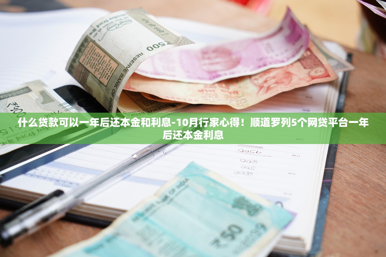 什么贷款可以一年后还本金和利息-10月行家心得！顺道罗列5个网贷平台一年后还本金利息