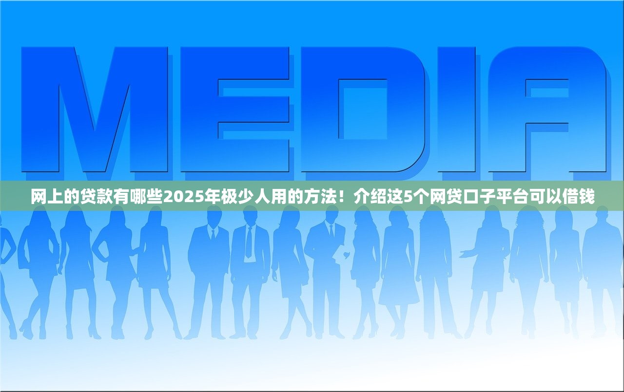 网上的贷款有哪些2025年极少人用的方法！介绍这5个网贷口子平台可以借钱