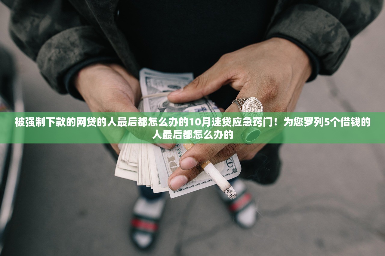 被强制下款的网贷的人最后都怎么办的10月速贷应急窍门！为您罗列5个借钱的人最后都怎么办的