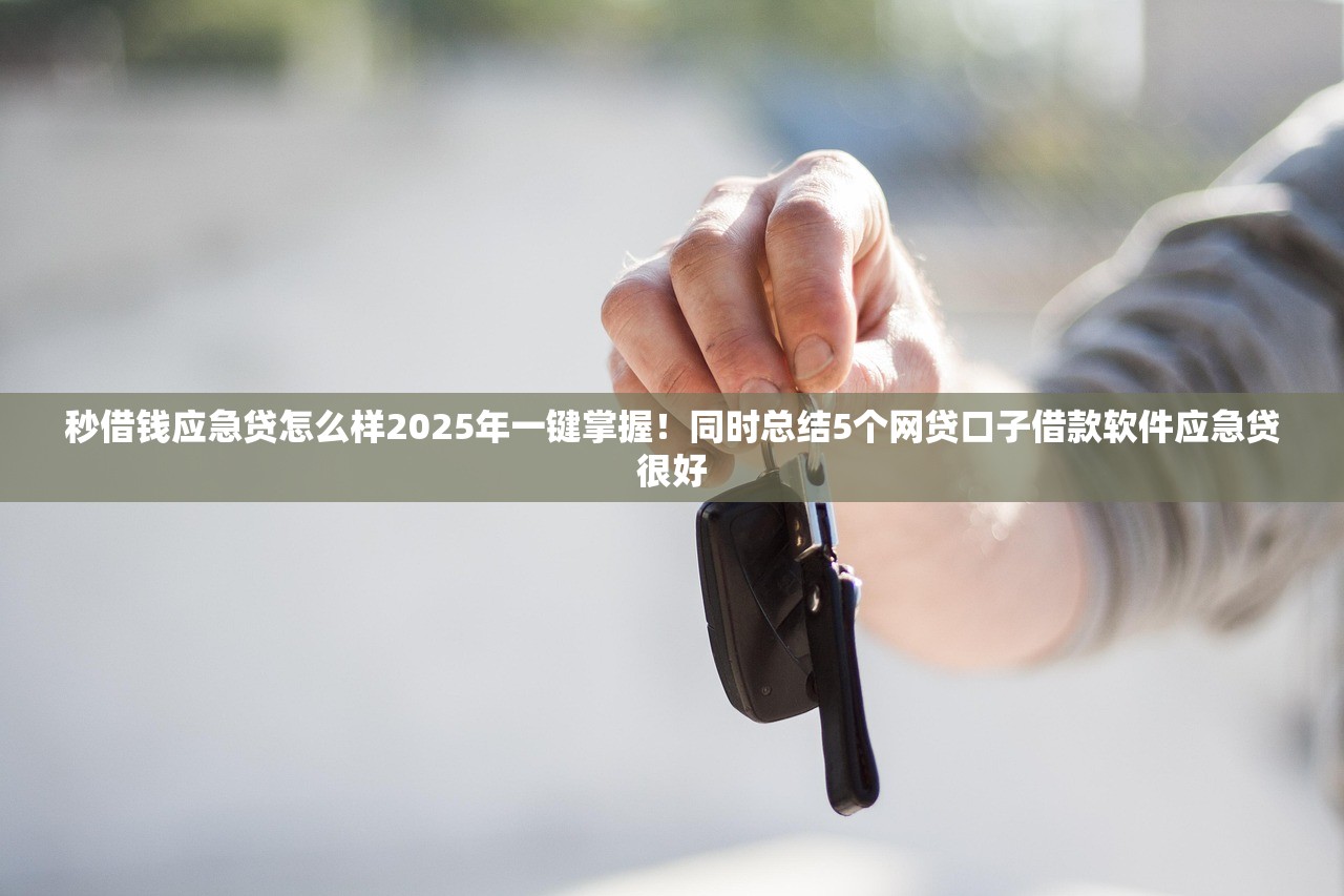 秒借钱应急贷怎么样2025年一键掌握！同时总结5个网贷口子借款软件应急贷很好