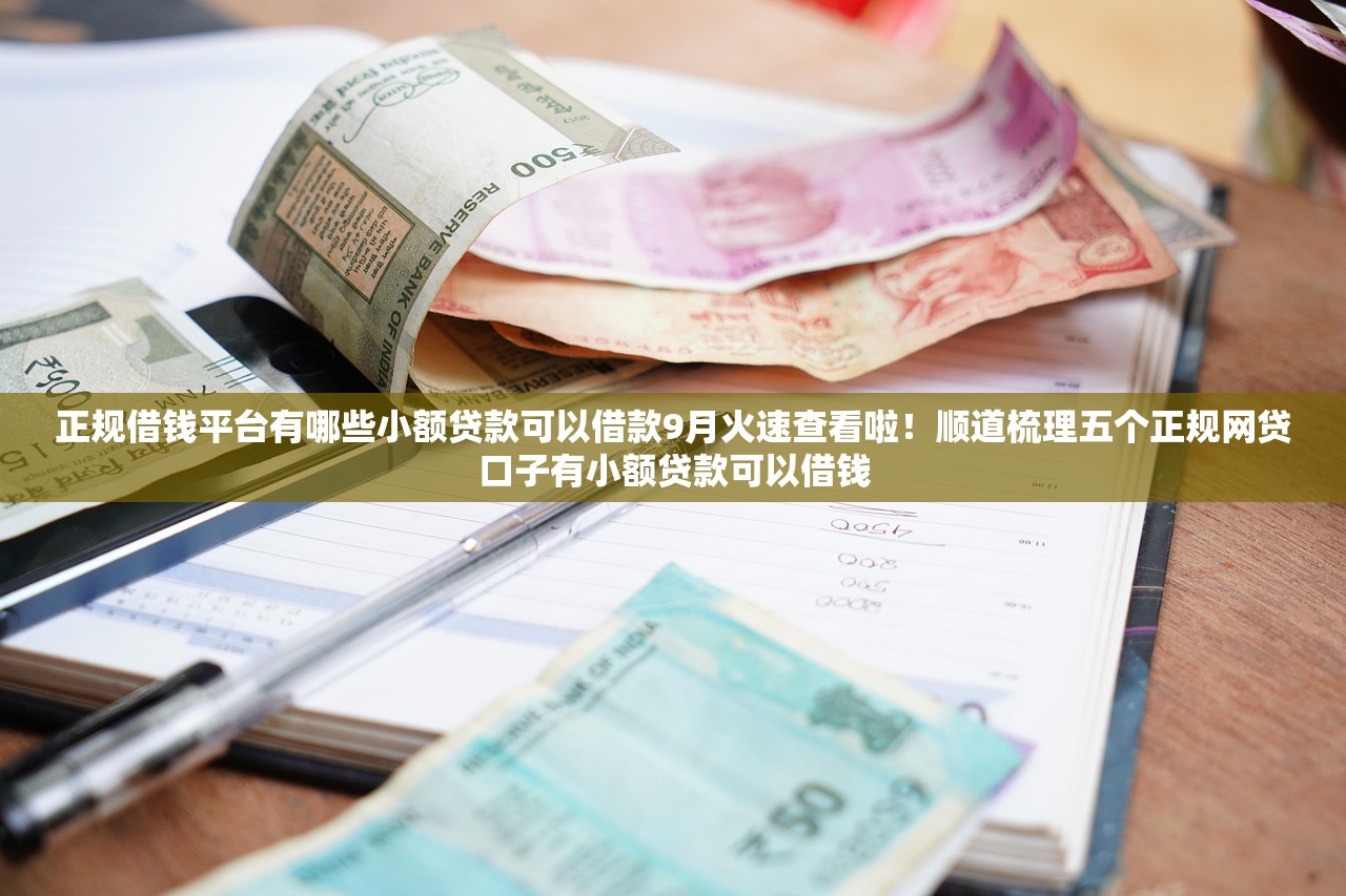正规借钱平台有哪些小额贷款可以借款9月火速查看啦！顺道梳理五个正规网贷口子有小额贷款可以借钱