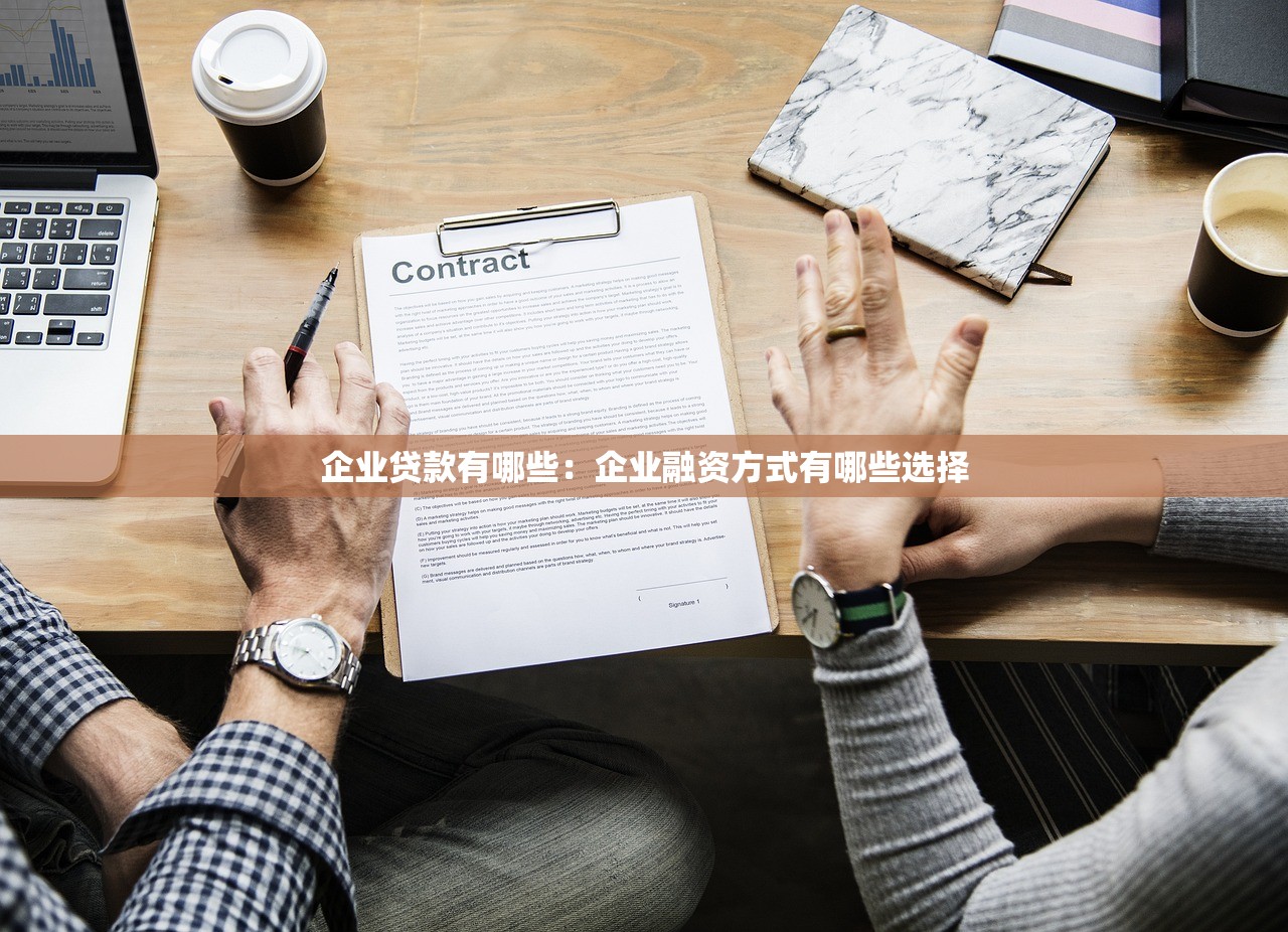 企业贷款有哪些：企业融资方式有哪些选择
