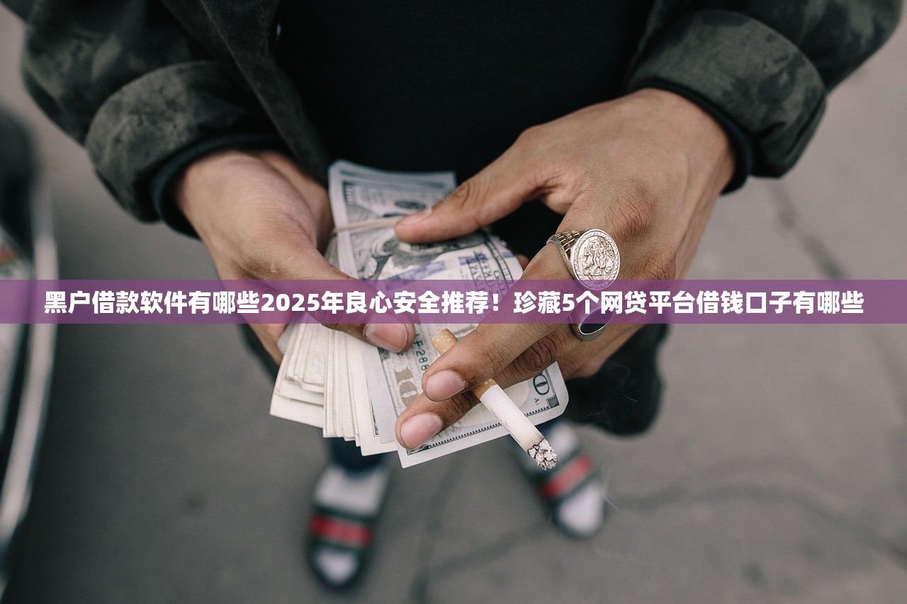 黑户借款软件有哪些2025年良心安全推荐！珍藏5个网贷平台借钱口子有哪些