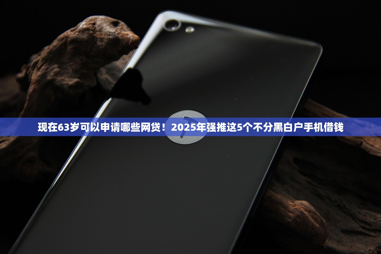 现在63岁可以申请哪些网贷！2025年强推这5个不分黑白户手机借钱