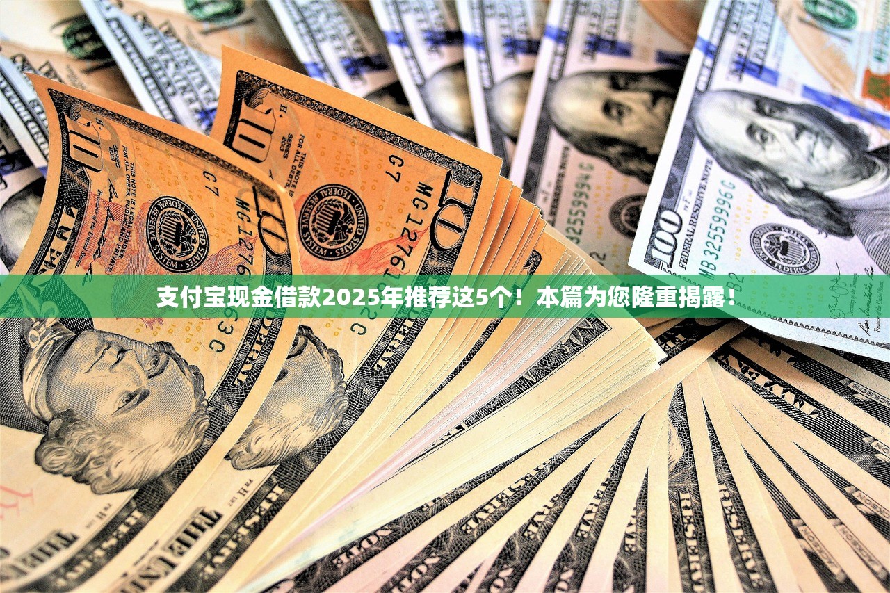支付宝现金借款2025年推荐这5个！本篇为您隆重揭露！