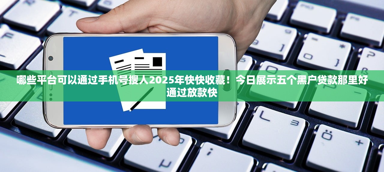 哪些平台可以通过手机号搜人2025年快快收藏！今日展示五个黑户贷款那里好通过放款快