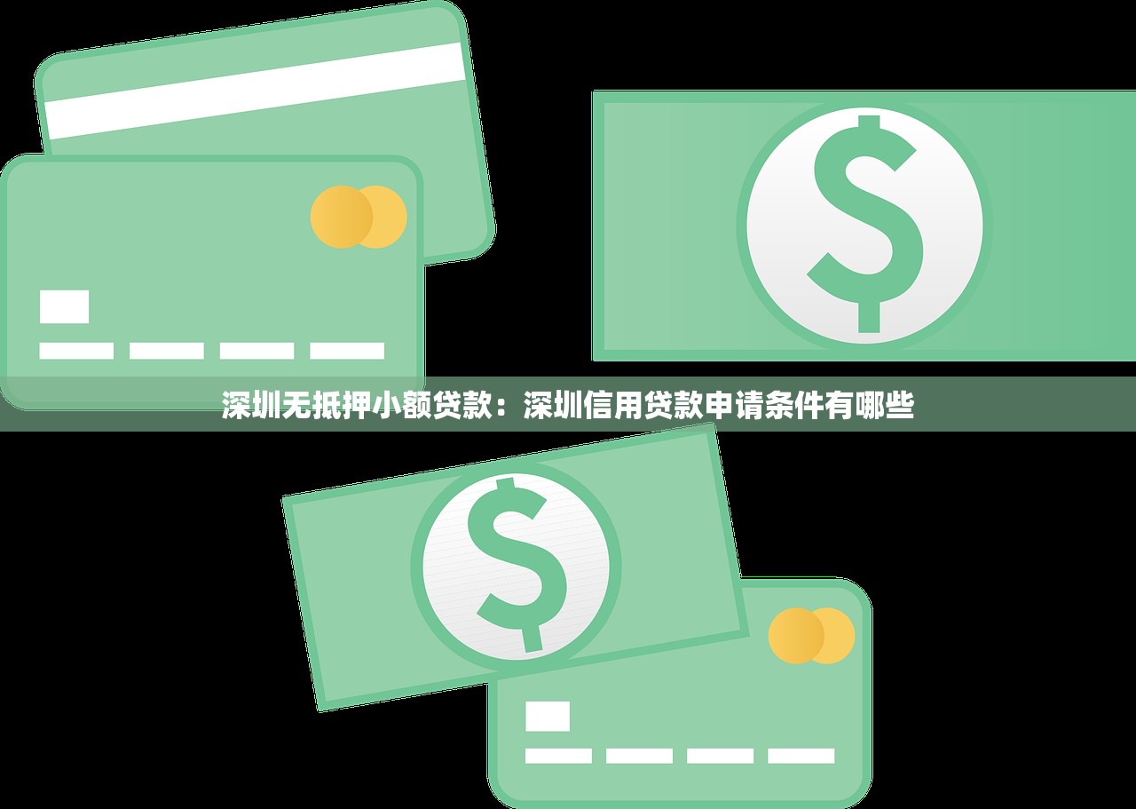 深圳无抵押小额贷款：深圳信用贷款申请条件有哪些