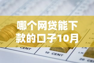 哪个网贷能下款的口子10月秒批审批方案！本篇为您隆重收集！