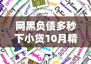 网黑负债多秒下小贷10月精读这5个！本文为您细致列举！
