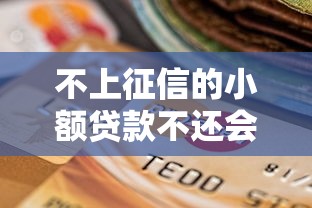 不上征信的小额贷款不还会怎样：不上征信小额贷逾期后果会怎样