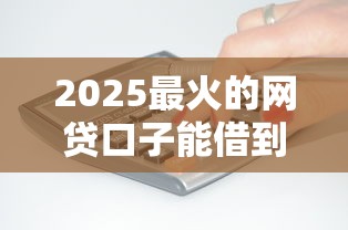 2025最火的网贷口子能借到钱吗？2000元无门槛借款7个平台推荐