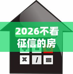 2026不看征信的房产抵押贷款，差6千元就选这5个平台