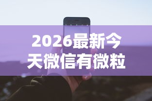 2026最新今天微信有微粒贷但是不能借钱（支持微信），5个2025高炮双黑逾期必下款口子无私分享