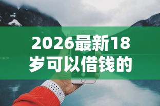 2026最新18岁可以借钱的小额平台秒下，总结十个网上贷款平台好下款！