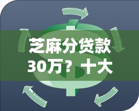 芝麻分贷款30万？十大高炮口子秒下款推荐