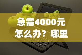 急需4000元怎么办？哪里还可以借钱app正规试试这5个无门槛平台