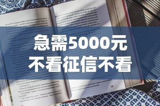急需5000元不看征信不看逾期拢共有哪些选择？5个贷款期限长的平台详解