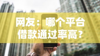 网友：哪个平台借款通过率高？求介绍几款美图e钱包一样的平台