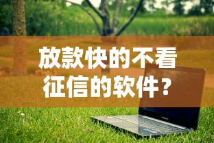 放款快的不看征信的软件？这5个在线贷款平台值得一试