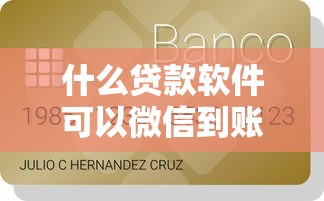 什么贷款软件可以微信到账没有银行卡？盘点5个大学生小额贷款平台给你参考
