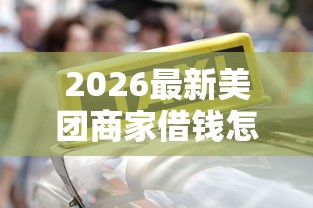2026最新美团商家借钱怎么开通（支持微信），5个黑户借钱的平台100%能借无私分享