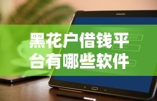 黑花户借钱平台有哪些软件在哪借比较容易？类似强制下款的7个口子参考